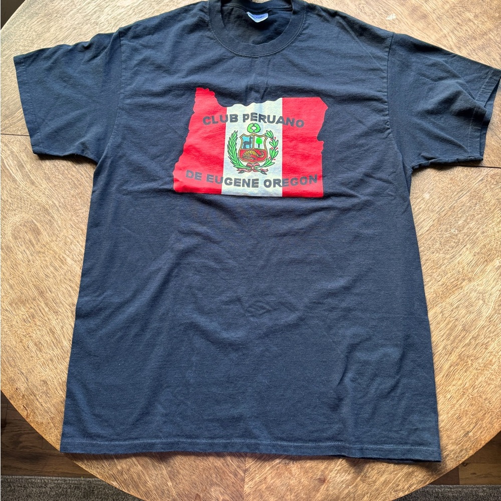 Club Peruano de Eugene Oregon Black T Shirt